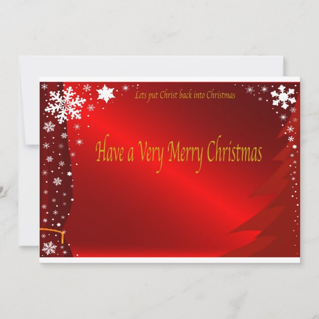 Invitations de Noël (Devant)