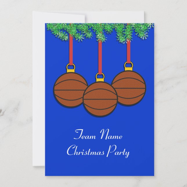 Invitations de Noël au softball de Fastpitch (Devant)