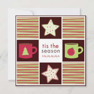 Invitations de Noël Cookie Exchange Party