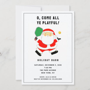 Invitations de Noël Pickleball