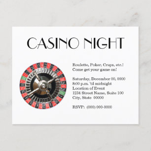 Invitations de nuit du casino