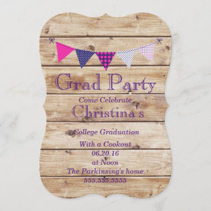 Invitations de partie de diplômé