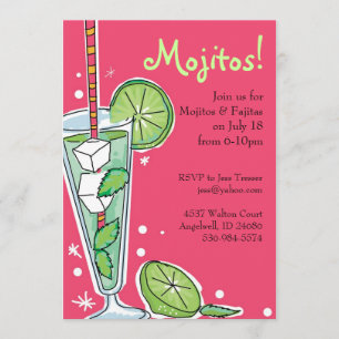 Invitations de partie de Mojito