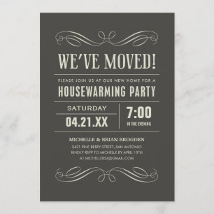 Invitations de partie de pendaison de crémaillère