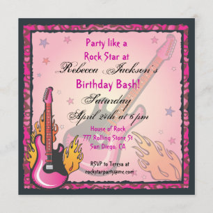 Invitations de partie de RockStar