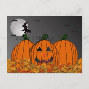 Invitations de partie de sorcière de Halloween en