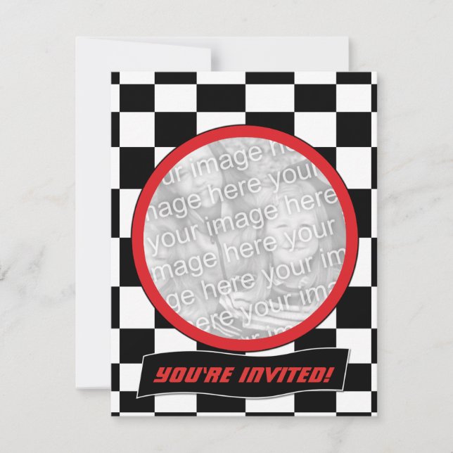 Invitations de parties de contrôle de course (Devant)