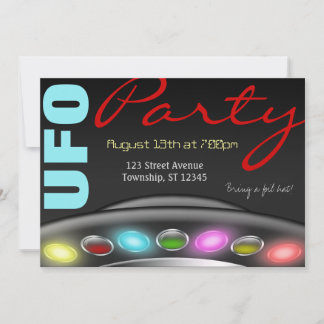 Invitations de parties UFO