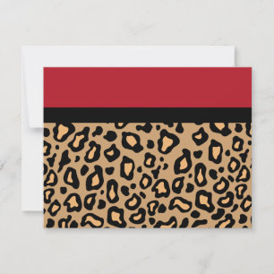 Invitations de Posters de animaux Leopard
