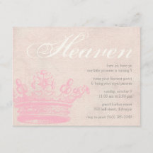 Invitations de princesse céleste