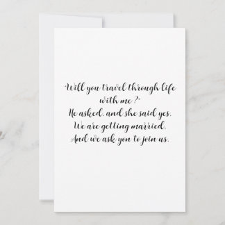 Invitations de réception de mariage