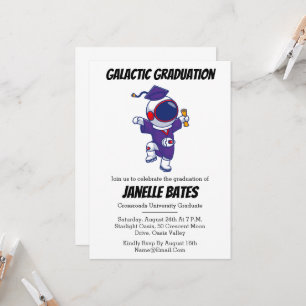invitations de remise de diplômes modernes et tend