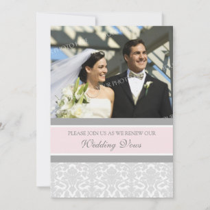 Invitations de renouvellement de photos Mariage de