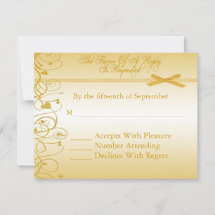 Invitations de réponse de renouvellement de voeu