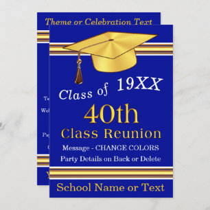 Invitations de réunion de 40e classe, CHANGER DE C