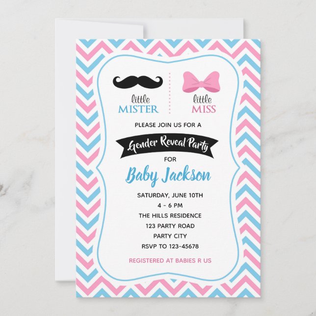 Invitations de révélations de genre (petite soeur  (Devant)