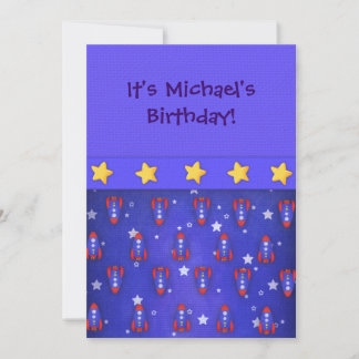 Invitations de Rocket Ships