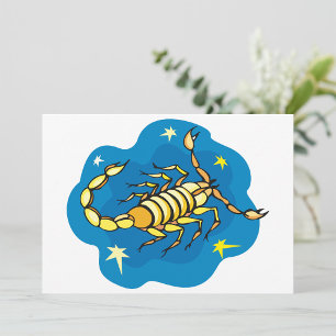 Invitations de scorpions