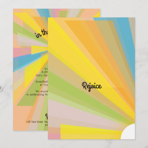 Invitations de service de pâques Sunrise