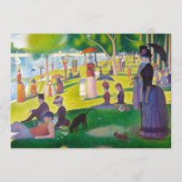 Invitations de Seurat La Grande Jatte