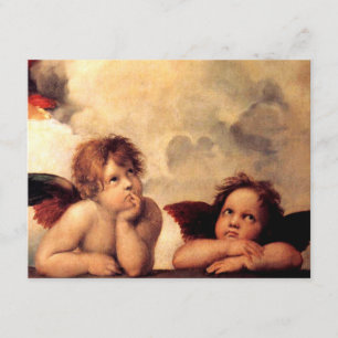 Invitations de Sistine Madonna d'anges de Raphael