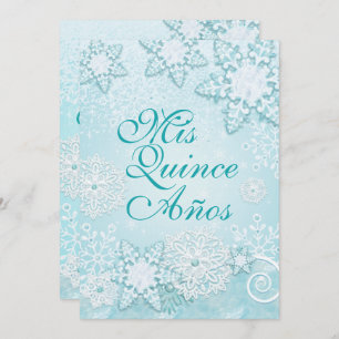 Invitations de Snowflake Winter Wonderland