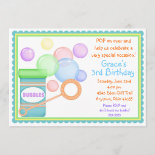 Invitations de soufflement d'anniversaire de