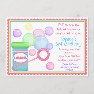 Invitations de soufflement d'anniversaire de