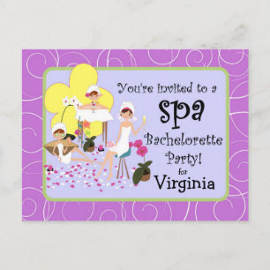 Invitations de Spas de la soirée de bachelorette p