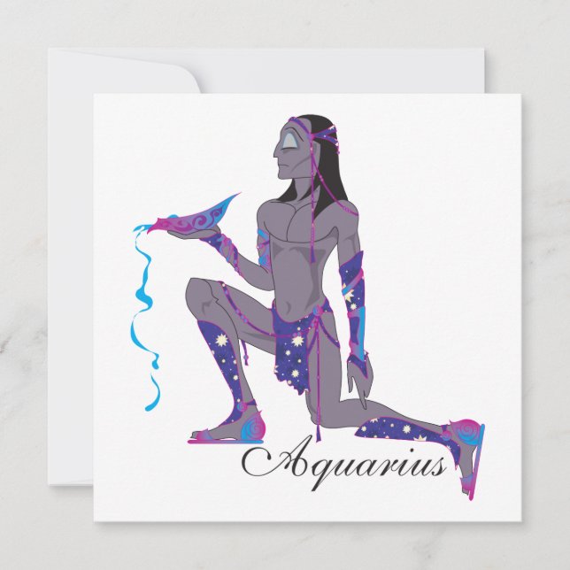 Invitations de Starlight Aquarius (mâle) (Devant)