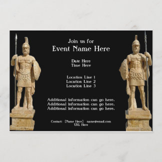Invitations de statues romaines