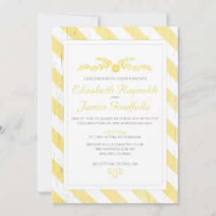 Invitations de stripes