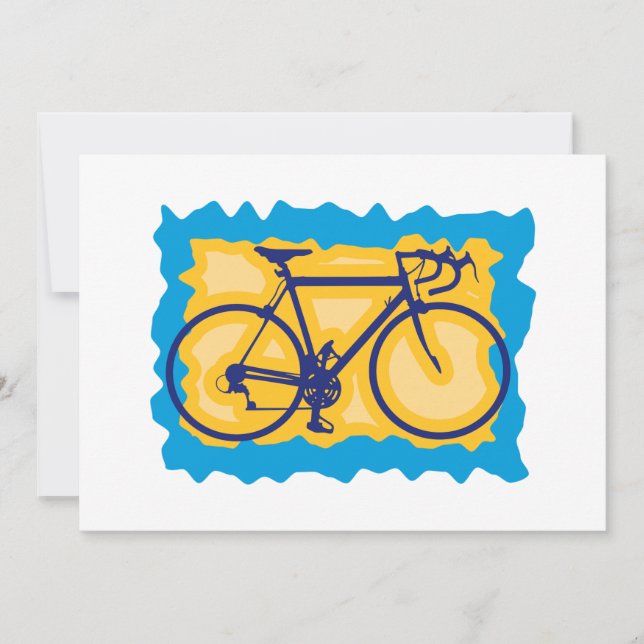Invitations de timbres à vélo (Devant)