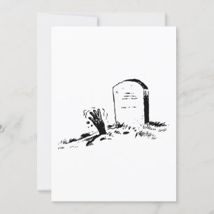 Invitations De Tombstone Et D'Une Main
