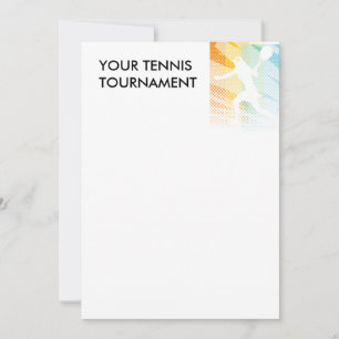 INVITATIONS DE TOURNOI DE TENNIS