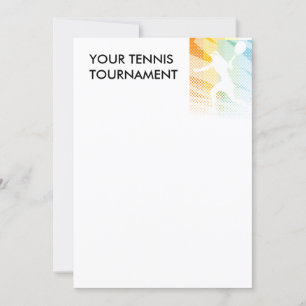 INVITATIONS DE TOURNOI DE TENNIS