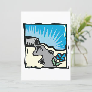 Invitations de tuyaux d'eau de tempête