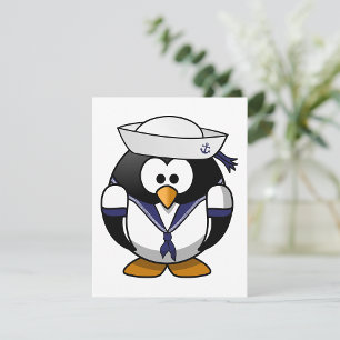 Invitations de voile de pingouin
