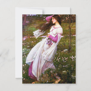 Invitations de Windflower de Waterhouse