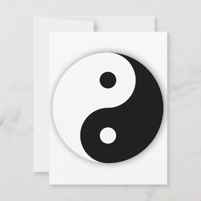 Invitations de Yin Yang (Devant)