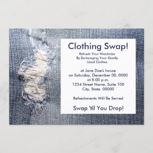 Invitations d'échange de vêtements