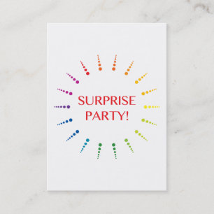 invitations d'éclat de fête