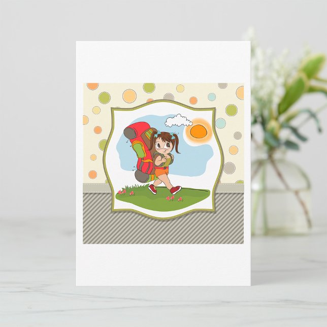 Invitations d'emballage de fille (Créateur téléchargé)