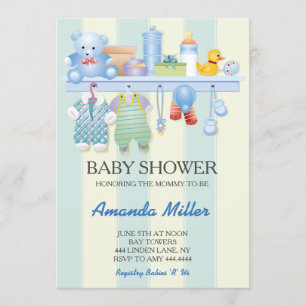 Invitations des infirmières Baby showers