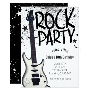 Invitations Faire Part Rock Zazzle Fr