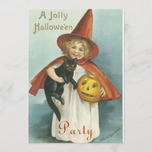 Invitations d'Halloween Vintages