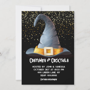 Invitations d'Halloween Witch Adult Party