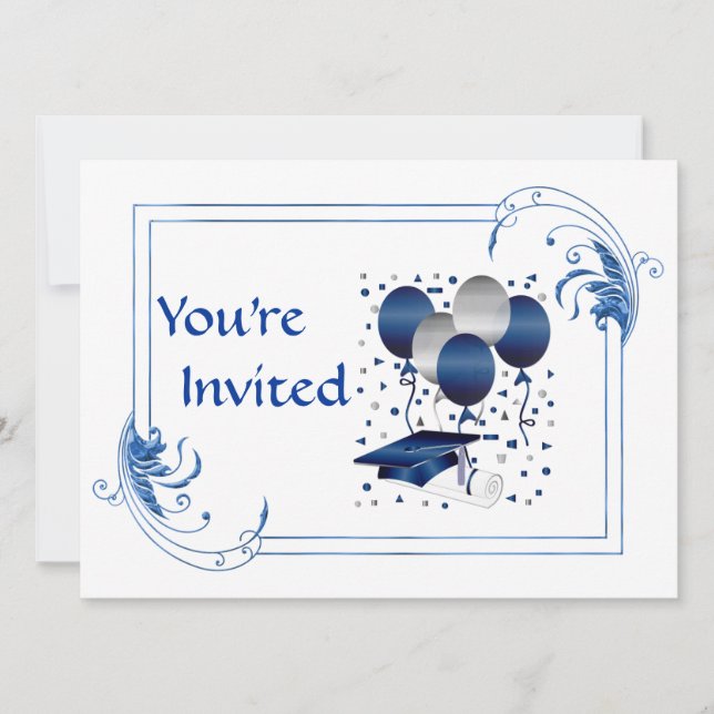 Invitations d'obtention du diplôme d'université (Devant)