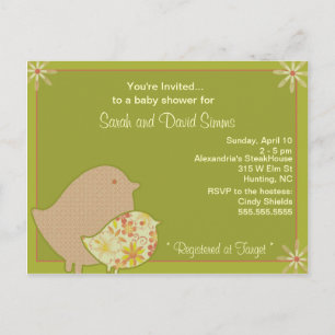 Invitations d'oiseaux