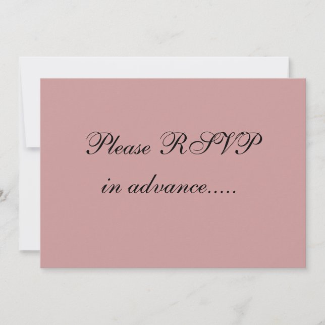 Invitations drôles de RSVP (Devant)